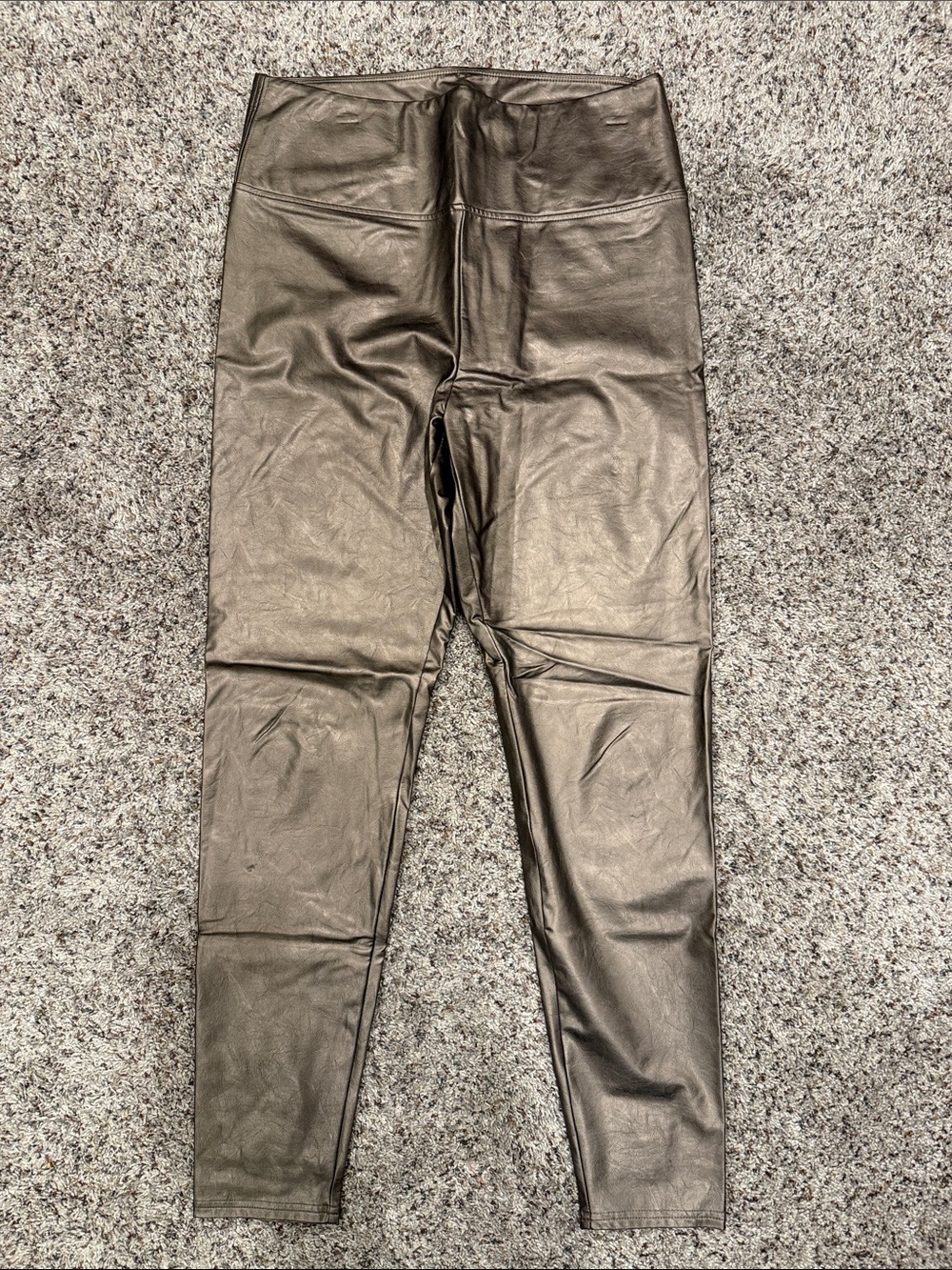 Boston Proper Faux Leather Leggings in Black